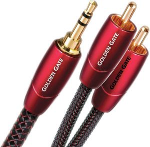 CABLE DE MODULATION RCA-MINI JACK AUDIOQUEST GOLDEN GATE